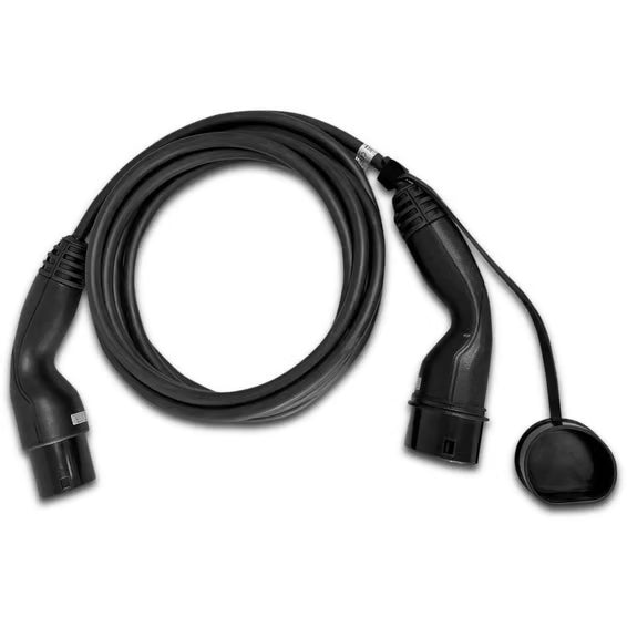 Type 2, Mode 3, 32A, 3-fas, 5m FOR LADING AV ELEKTRISKE OG HYBRIDE BILER