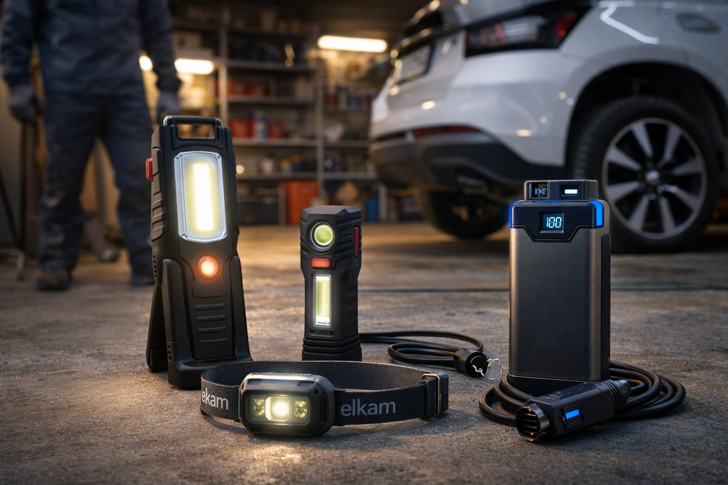 🔧 Garasje og verksted – arbeidslys, hodelykt og nyttig utstyr